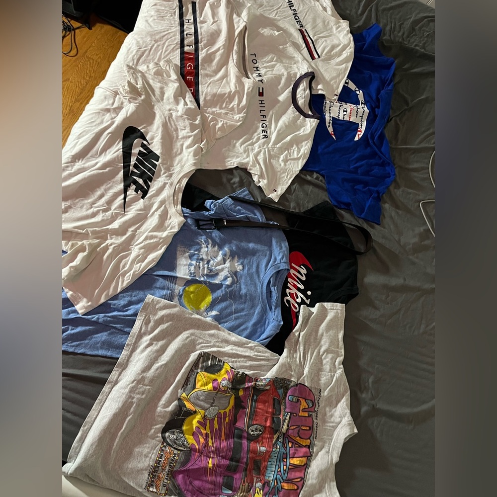 Bunch of random nice T-shirts. sizes range from S-M. varied prices